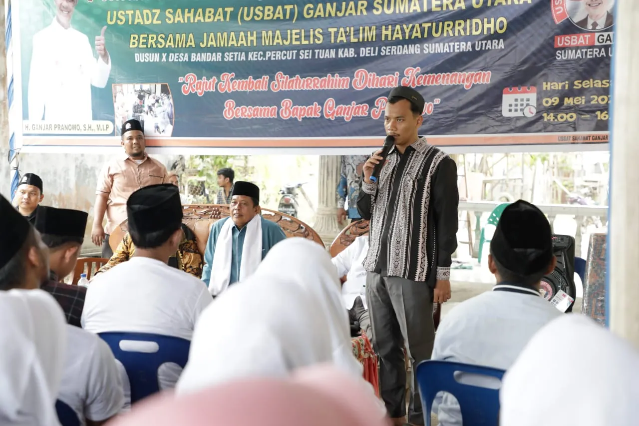 Usbat Ganjar Adakan Pelatihan Khutbah Jumat di Deli Serdang