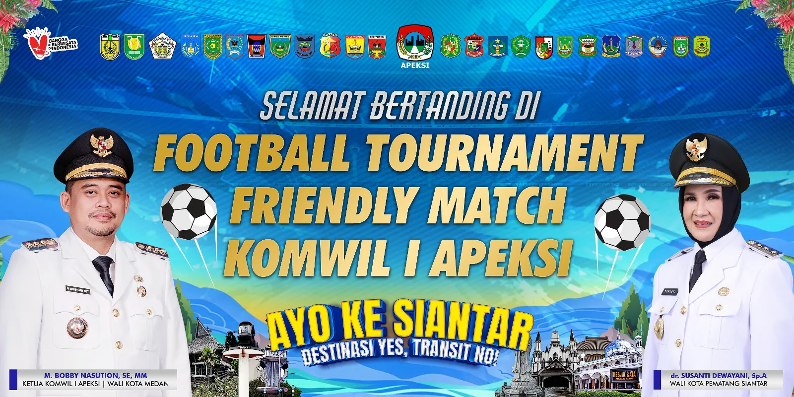 Tingkatkan PAD, Pematang Siantar Jadi Tuan Rumah Pertandingan Sepak Bola APEKSI Korwil 1