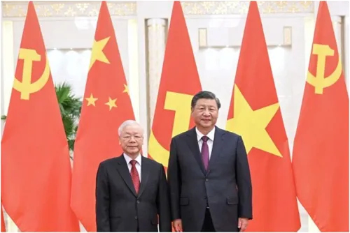 Xi Jinping Gelar Pertemuan Ketua Partai Komunis Vietnam