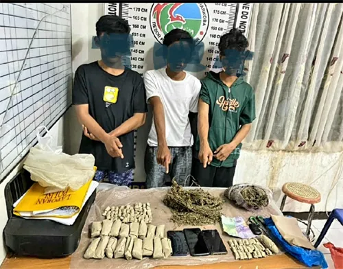 Polres Pematang Siantar Bekuk Pemilik Ganja 1,37 kg