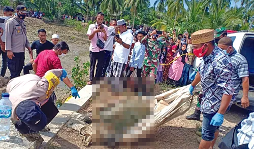 Mayat Dalam Karung Gegerkan Warga Peureulak