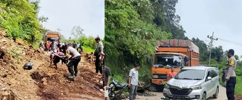 Longsor Di Panyabungan Selatan, Macat Total