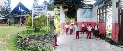 Gedung SDN 099 Di Madina Dibiarkan 'Kupak-kapik'