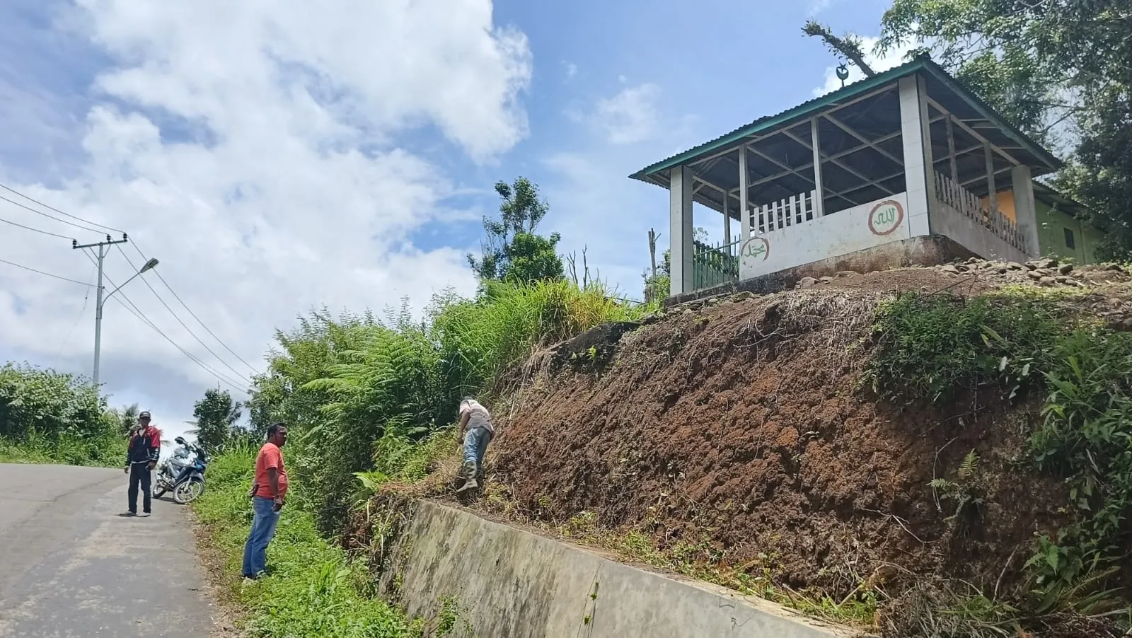 Makam Syekh Daud Terancam Longsor