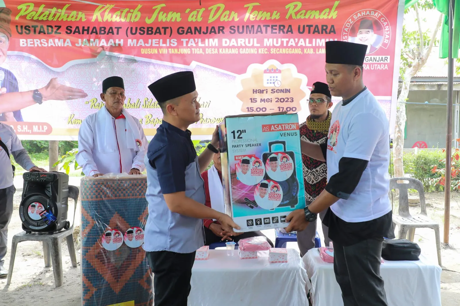 Ustadz Sahabat Ganjar Gelar Pelatihan Khotbah di Kabupaten Langkat