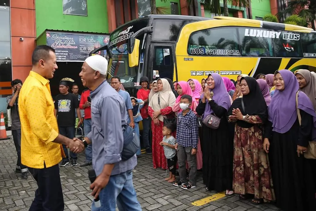 Pedagang 'Pasar Kamu' Pantai Labu Doakan Ijeck Maju ke DPR RI