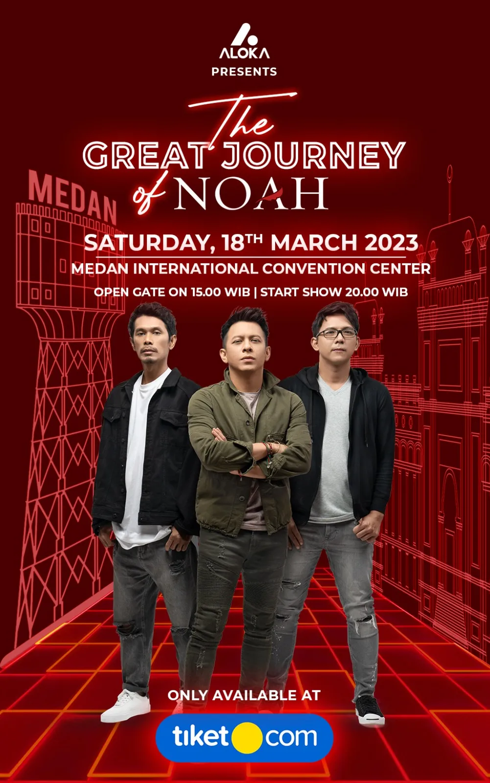 Noah Konser Di Medan, Ini Harga Tiketnya