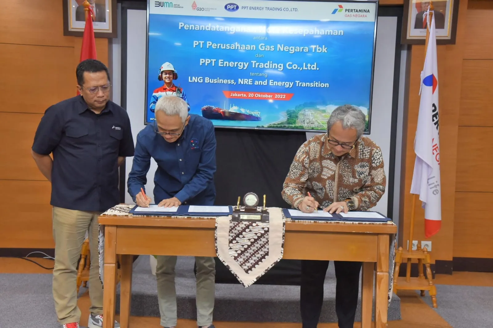 PGN - PPTET Kembangkan Bisnis LNG