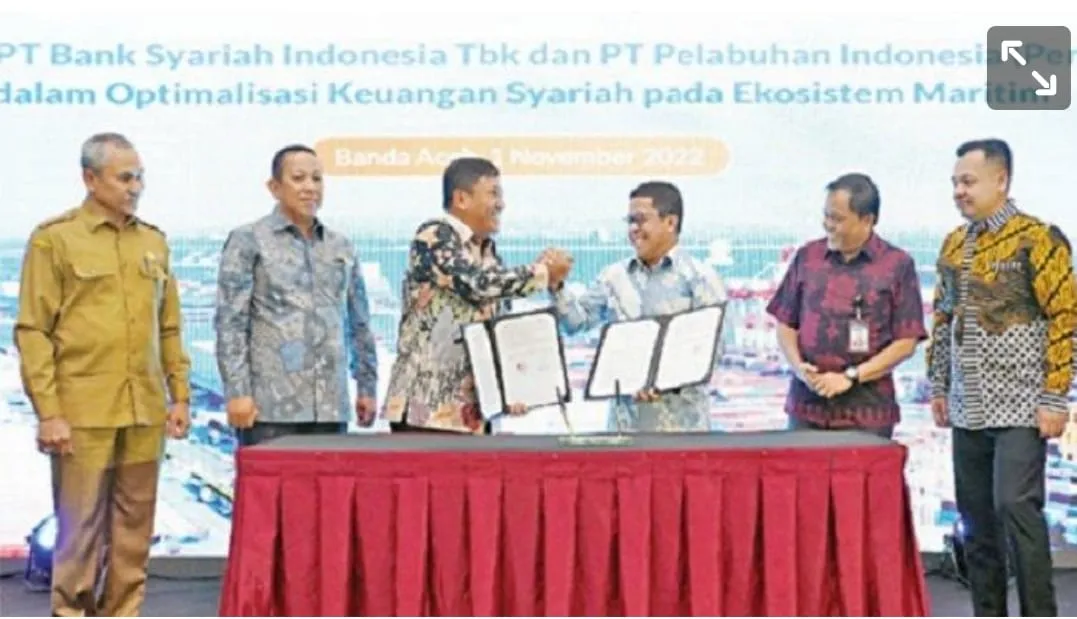 BSI - Pelindo Kerjasama Sistem Pembayaran di Pelabuhan Malahayati Dan Lhokseumawe