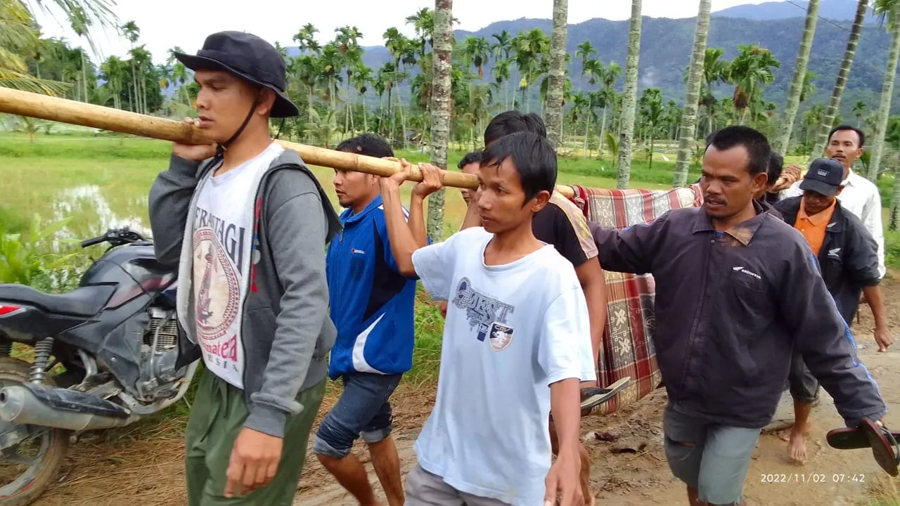 Banjir Bandang  Di Kute Rambung Teldak , 2 Orang Meninggal Dunia.
