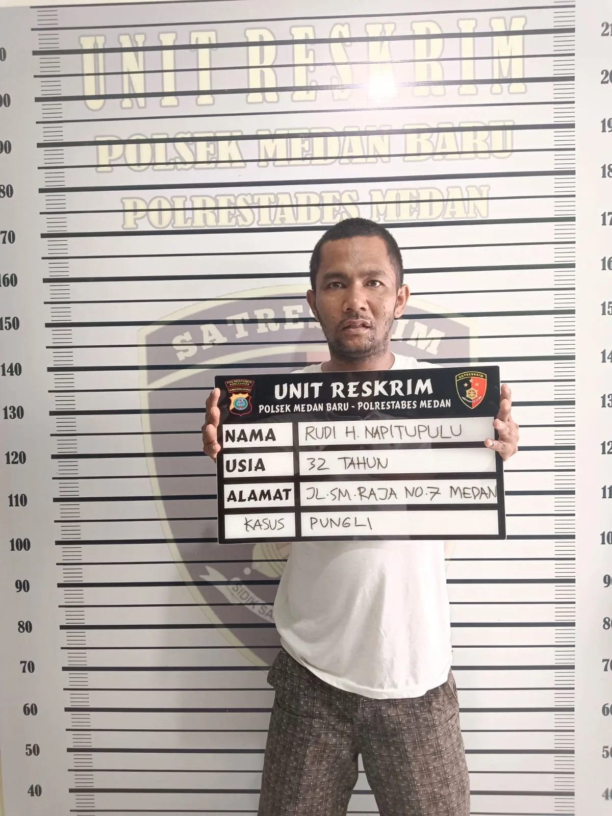 Pelaku Pungli Modus SPSI Menyerahkan Diri Ke Polsek Medan Baru