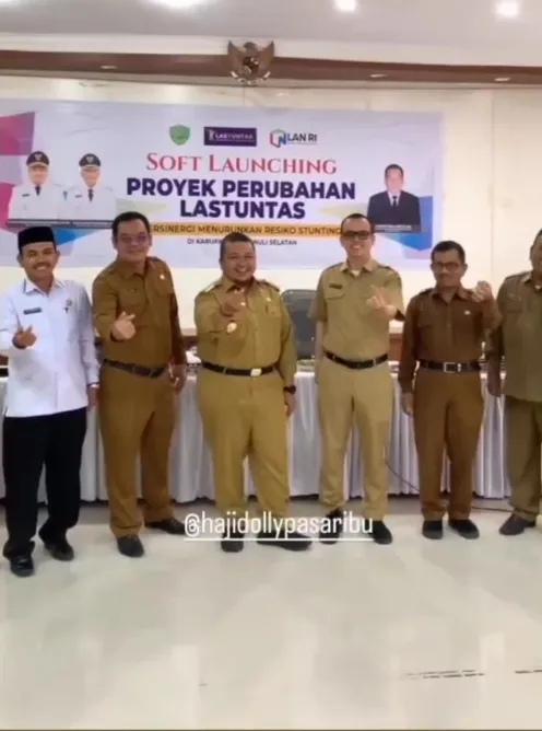 Bupati Tapsel Lounching Aplikasi LASTUNTAS