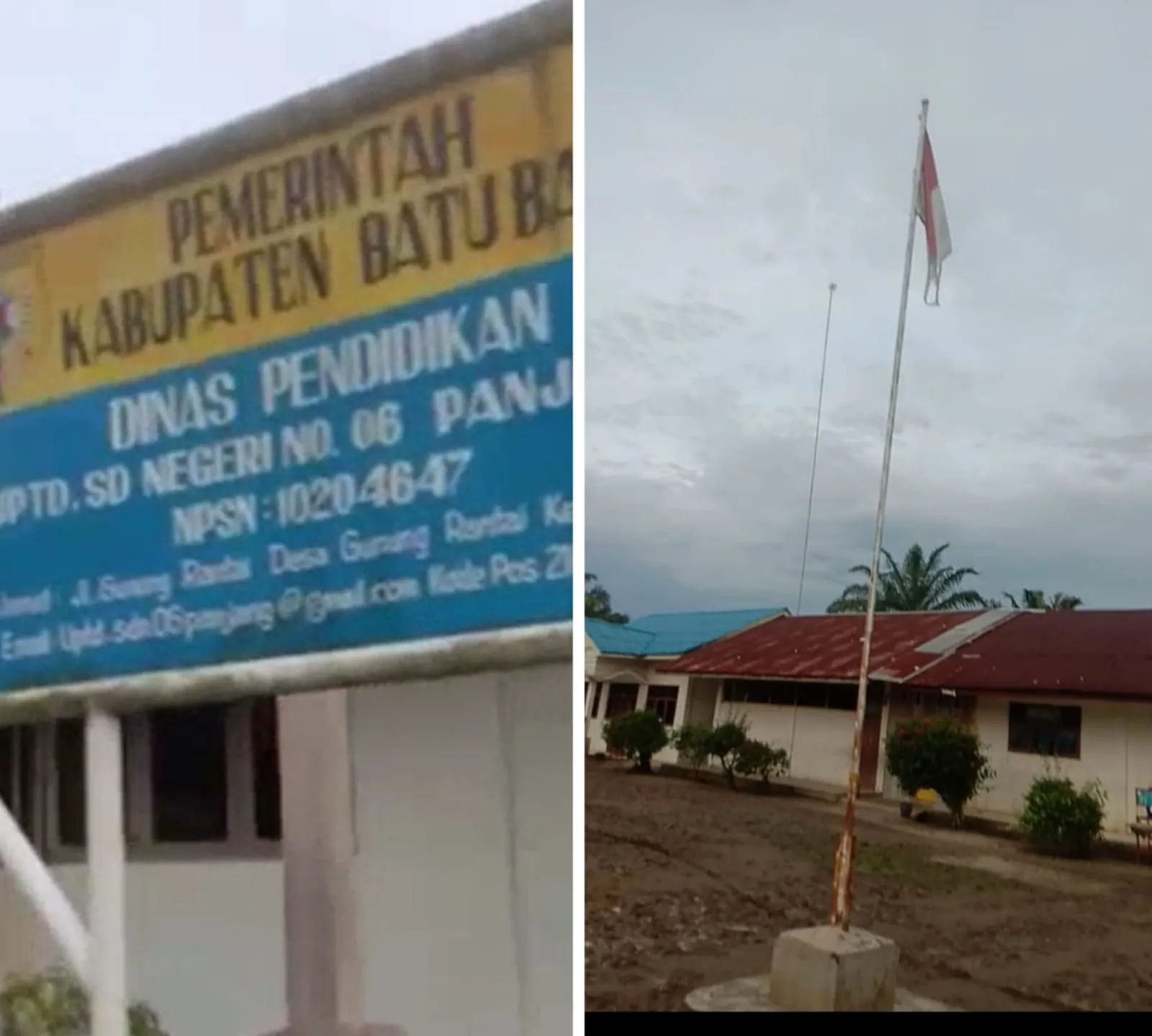 SDN 06 Kibarkan Sang Saka Merah Putih " Koyak Dan Kusam"
