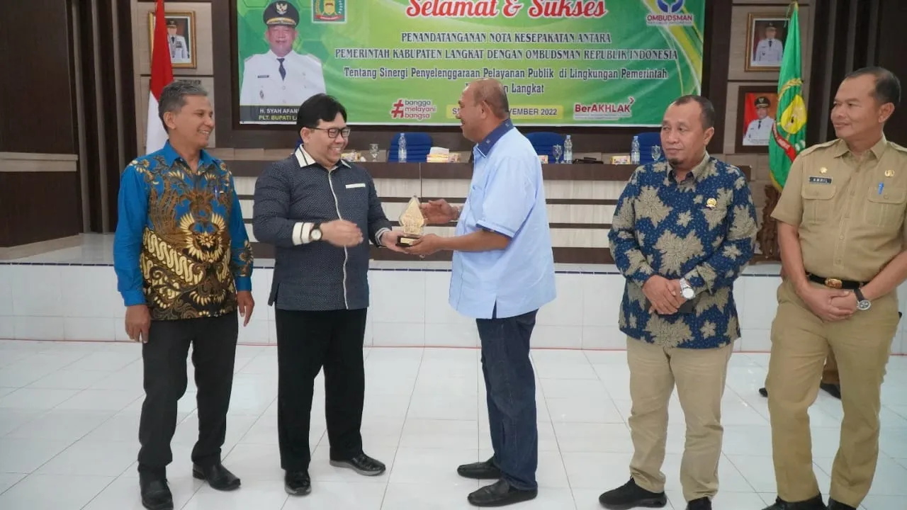 Pemkab Langkat Dan Ombudsman RI Kerjasama Pelayanan Publik