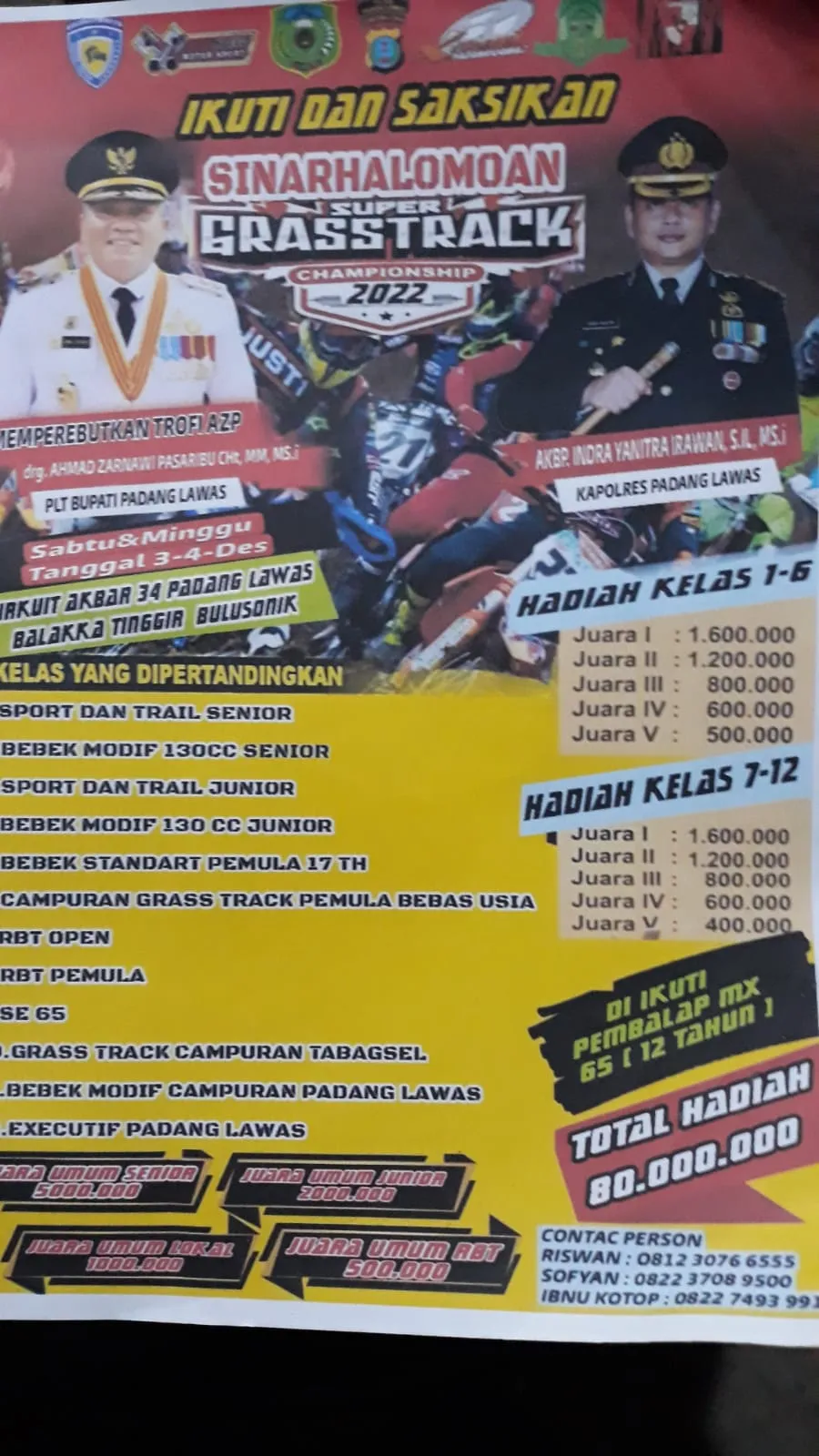 Event Sinar Halomoan Super Gresstrack 2022