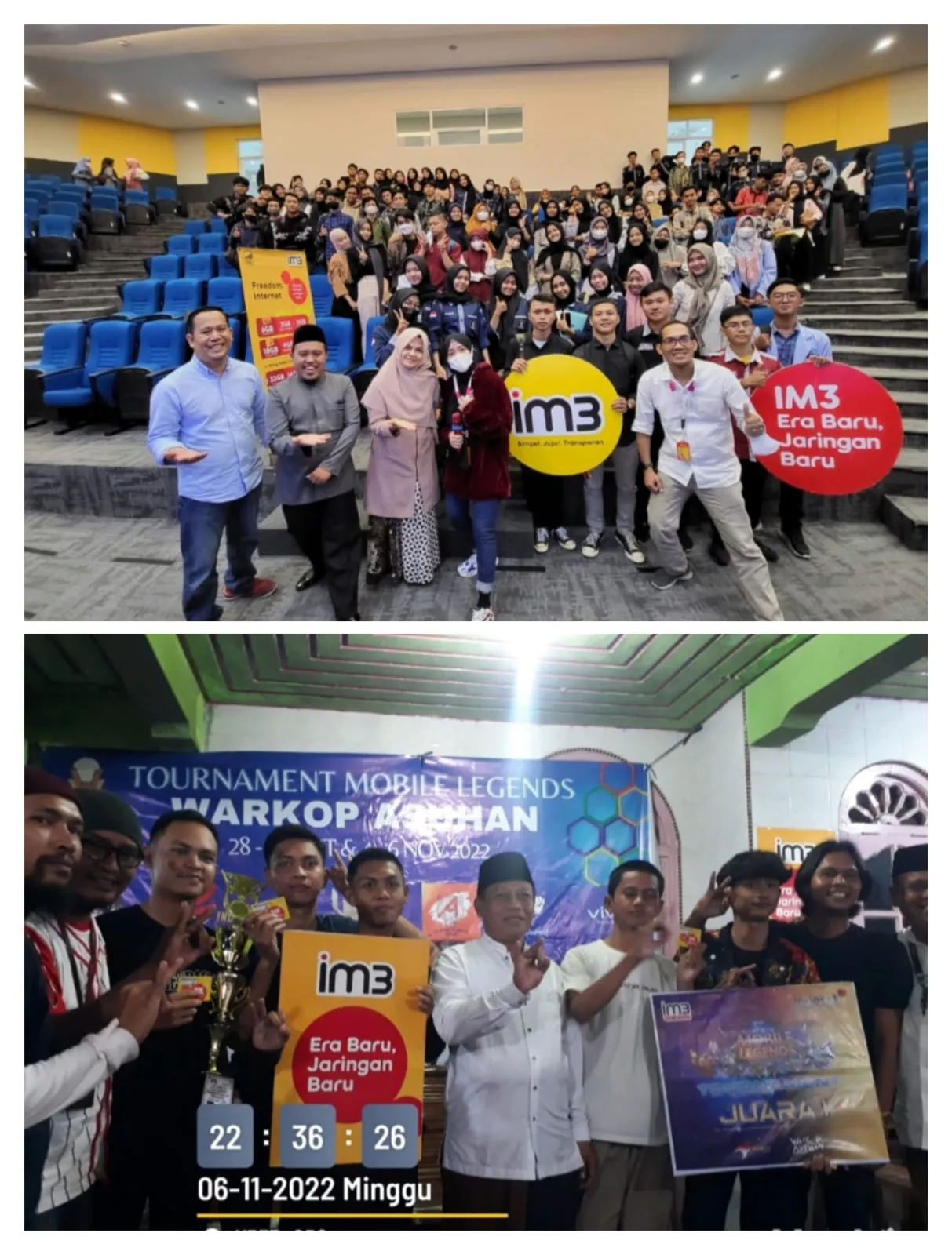 IM3 Goes to Campus Dan Turnamen Mobile Legend di Tanjungbalai