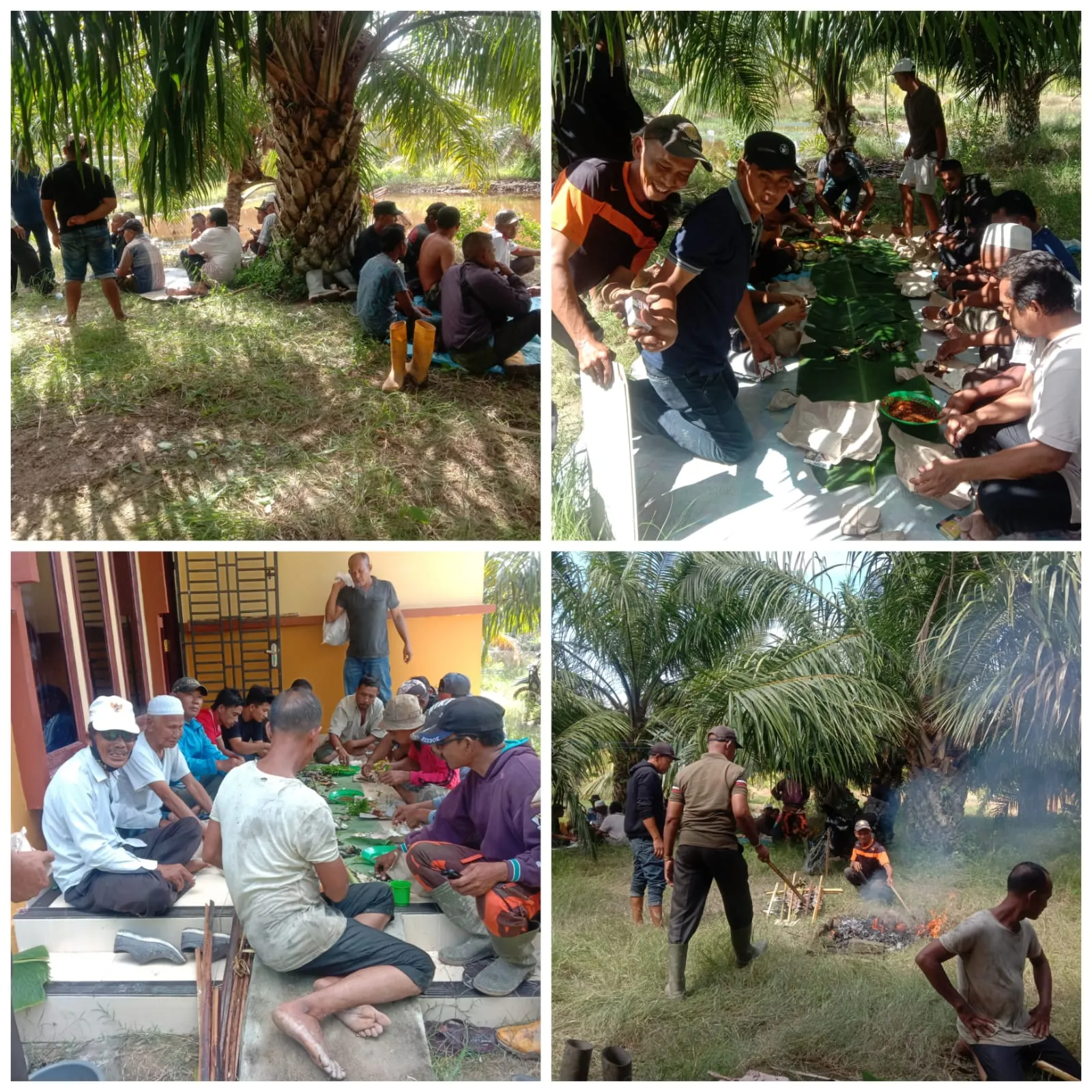 Kades Terpilih Makan Bersama Timses