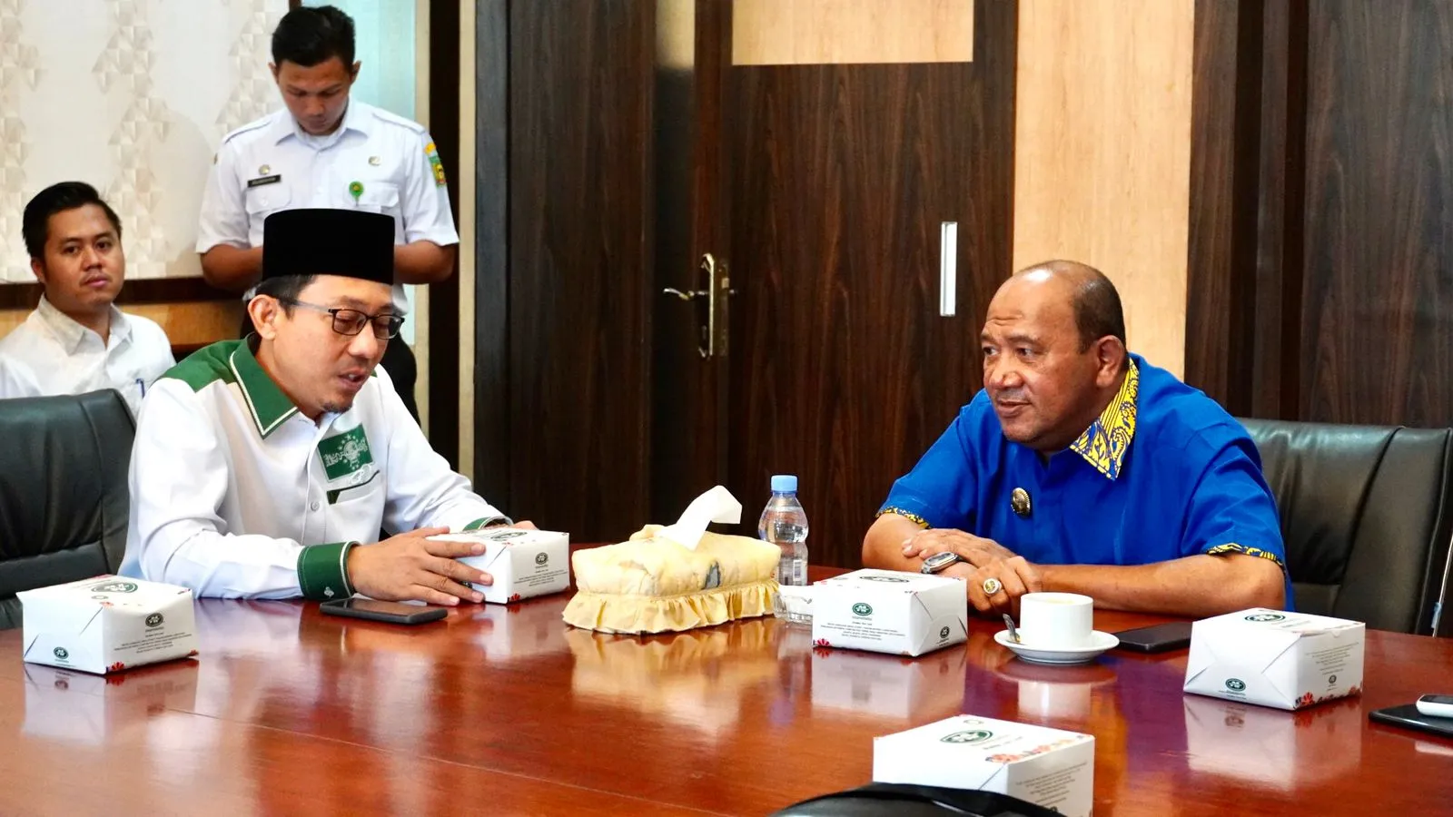 Plt Bupati Langkat Terima Audiensi Panitia HIN,  HAB,  Pengurus PC NU dan PC Alwashliyah