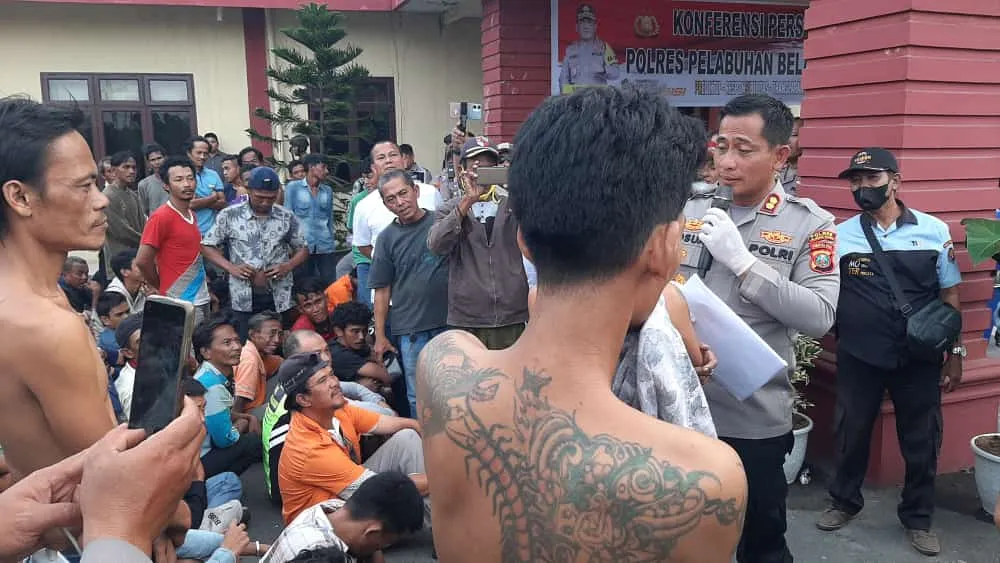 Polres Pelabuhan Belawan Amankan 109 Pelaku Premanisme