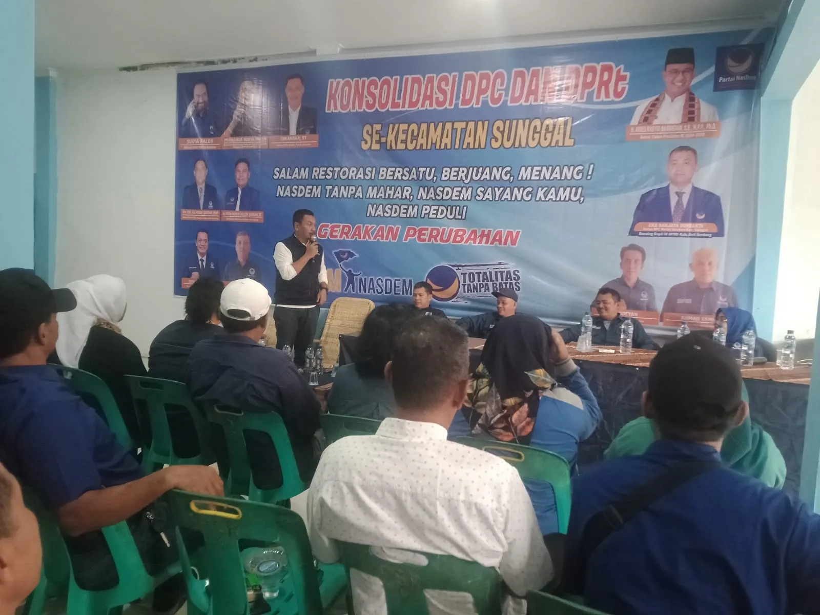 DPC Nasdem Sunggal Gelar Rapat Konsolidasi