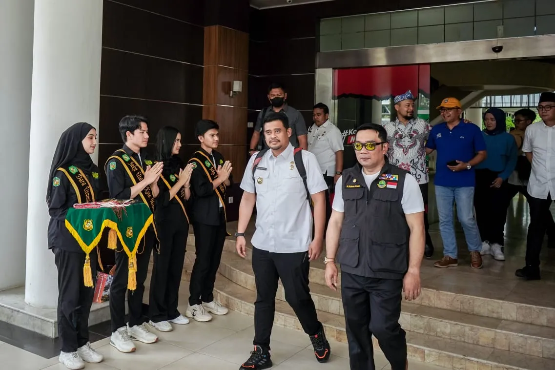 Ridwan Kamil Kunjungi Balai Kota Medan