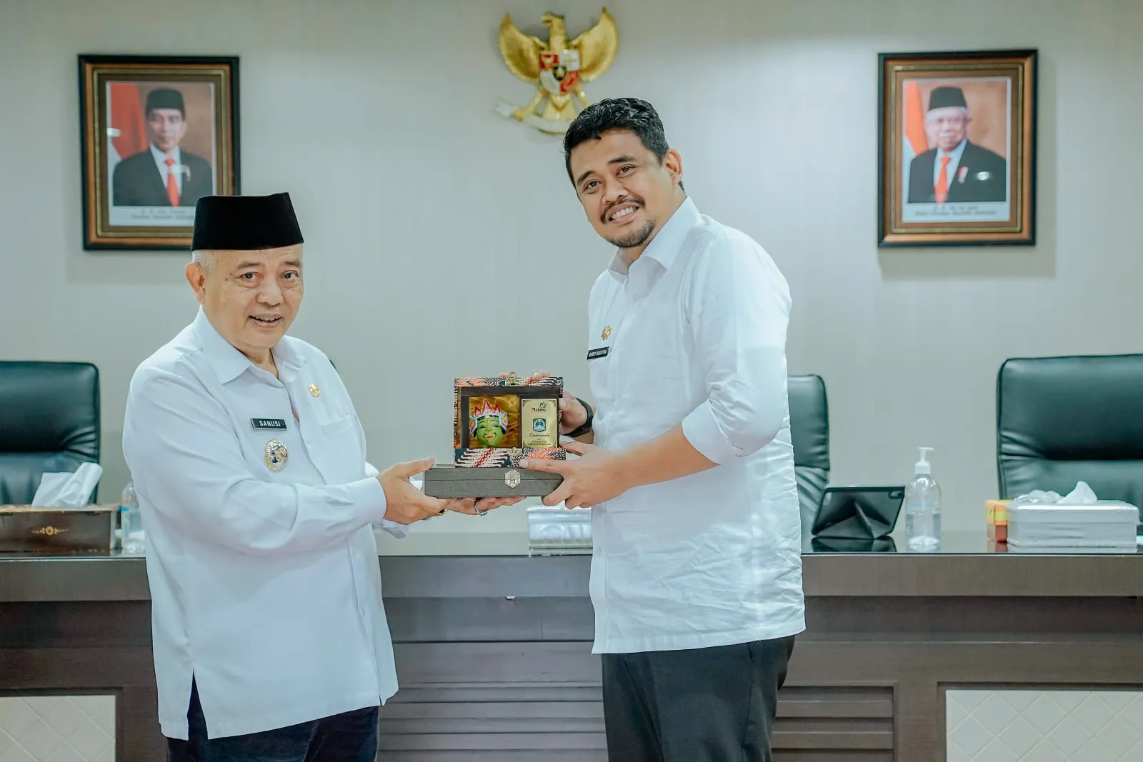 Bupati Malang Diskusi Dengan Bobby, Terkait Peningkatan PAD Retribusi Parkir