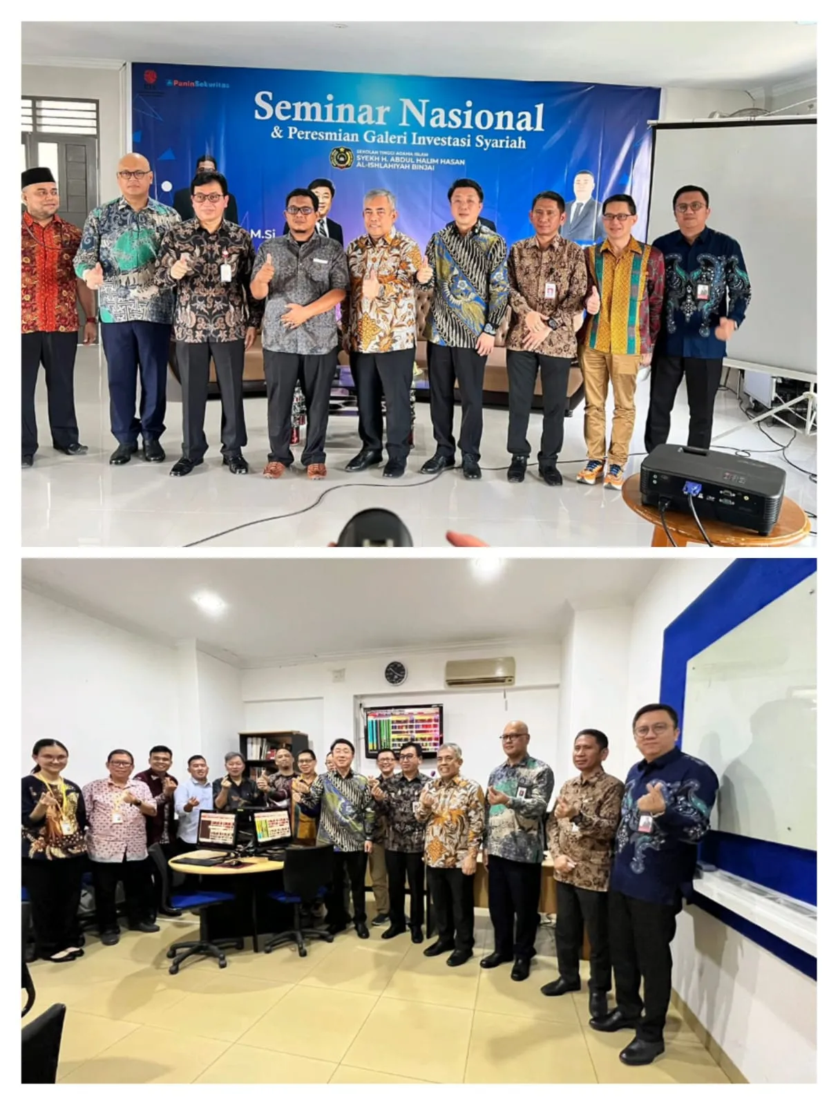 BEI Resmikan Galeri Investasi Binjai dan Re-Launching di Mikroskil Medan