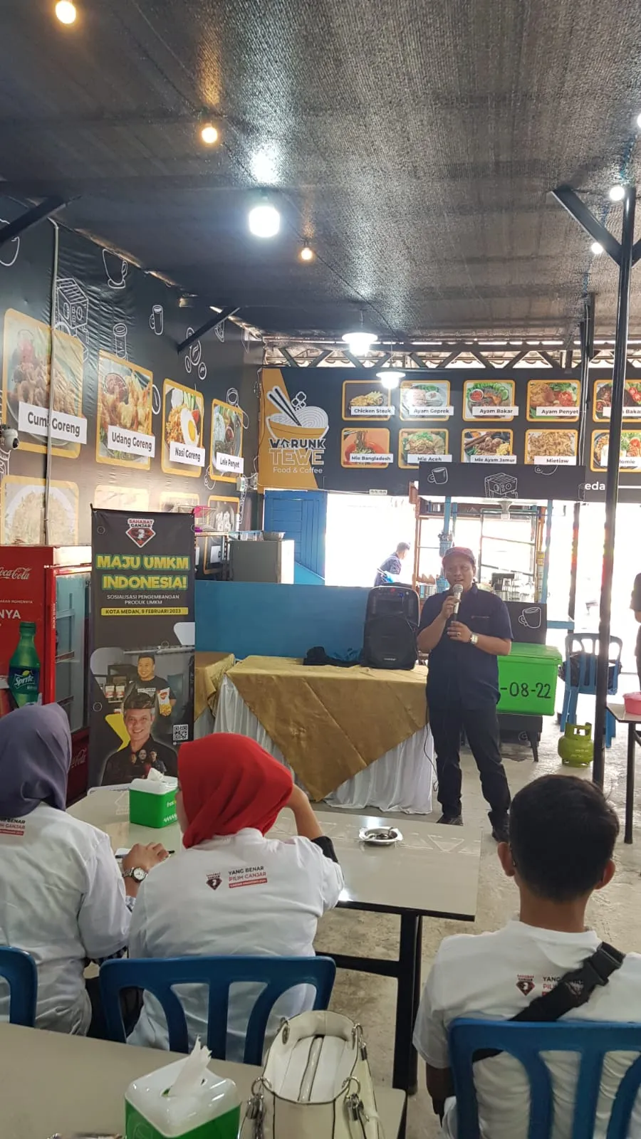 Talk Show Pengembangan Produk UMKM Sahabat Ganjar Di Warunk Tewe