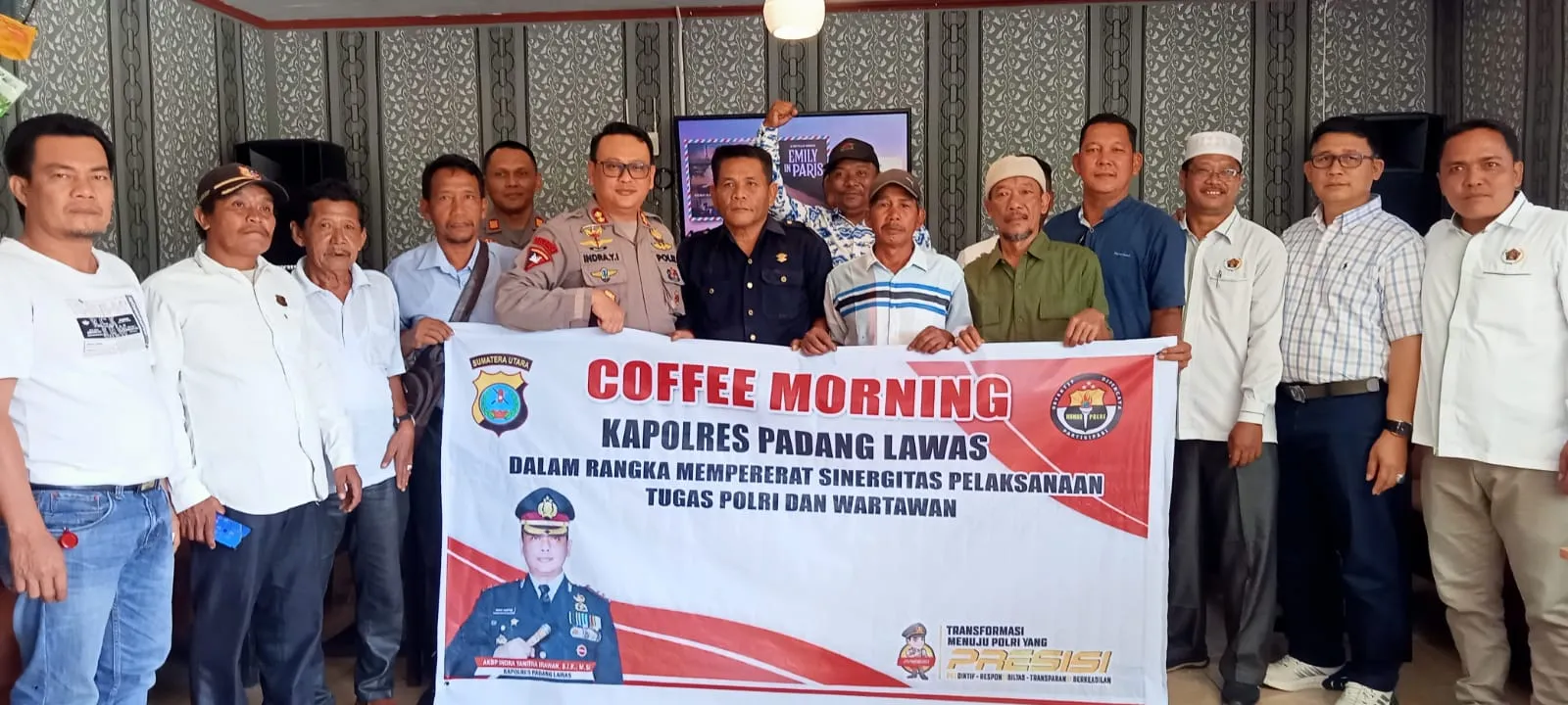 Kapolres Palas - Wartawan Pererat Silaturahmi