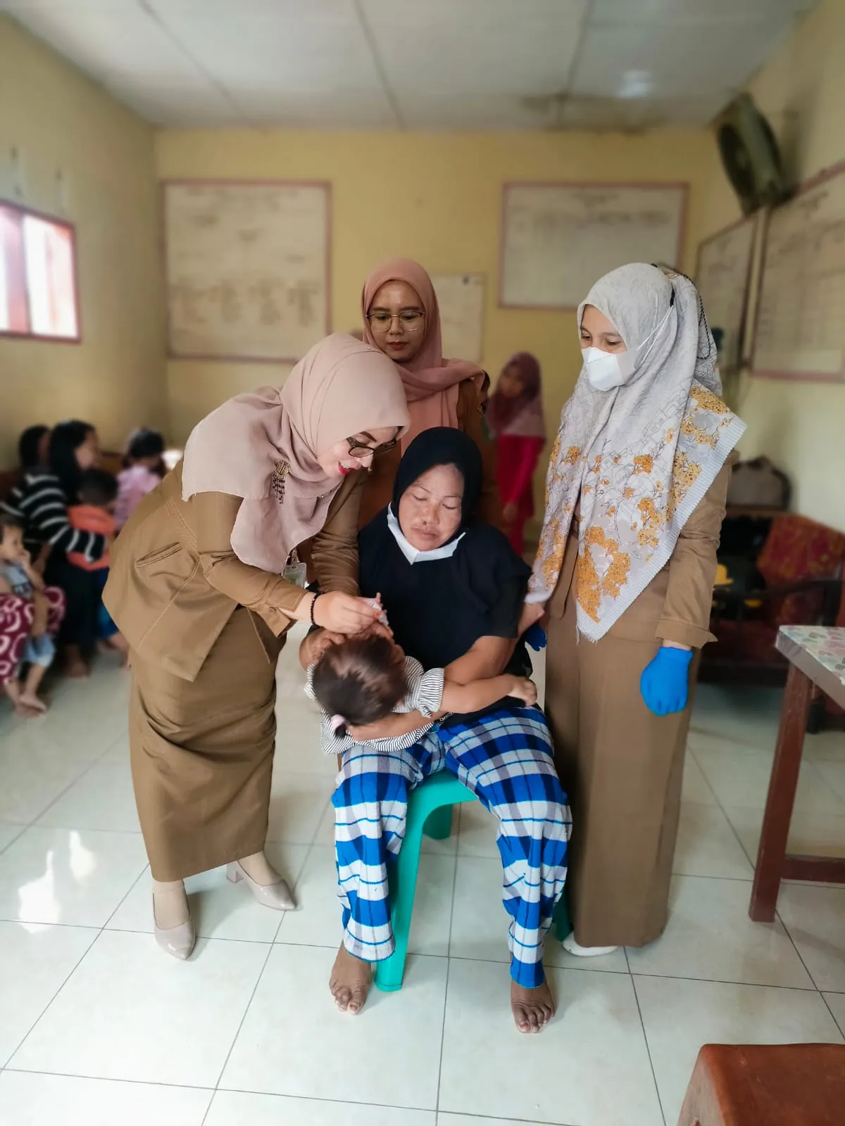 Puskesmas Desa Lama Gelar PIN Polio