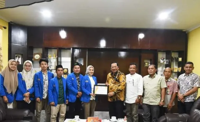 Walikota Sidempuan Terima Audensi PC PMII