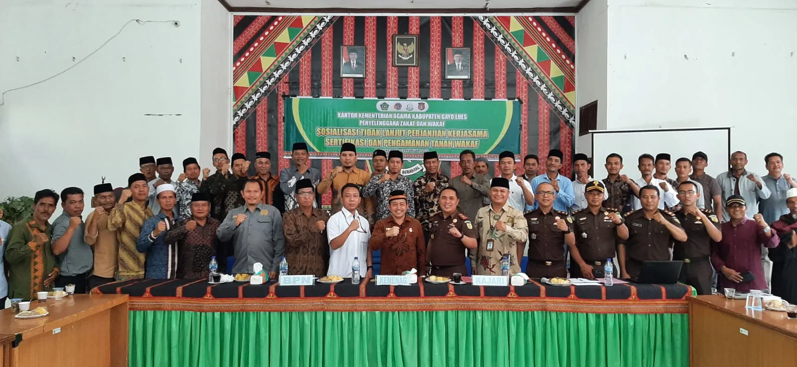 Kajari Gayo Lues Tindak Lanjut MoU Sertifikasi dan Pengamanan Tanah Wakaf