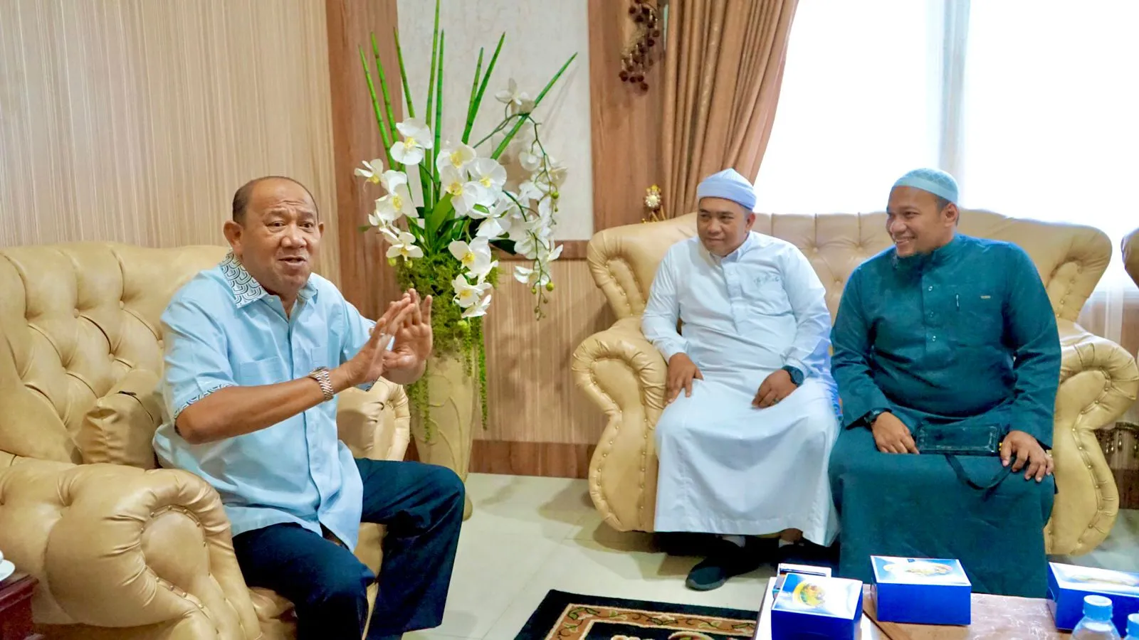 Calon Petugas Haji Langkat Sowan ke Syah Afandin