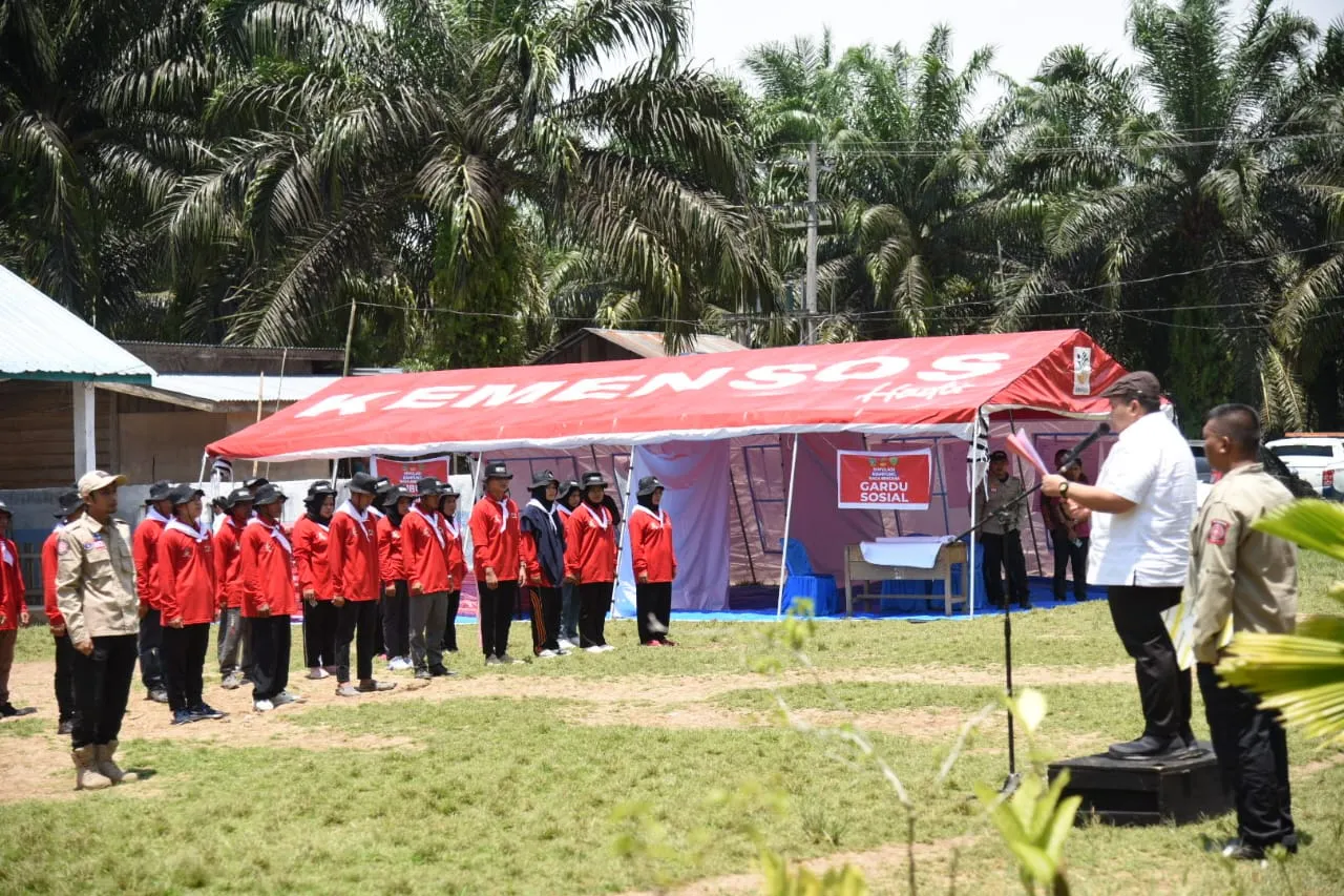 Bupati Tapsel Resmikan Desa Simataniari Kampung Siaga Bencana
