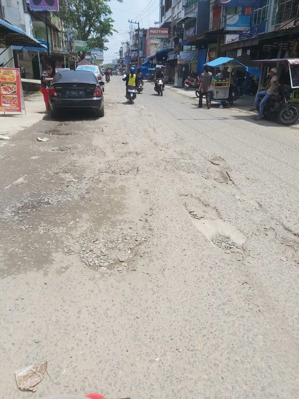 Jalan Masjid P. Brandan Kupak Kapik dan Berlubang
