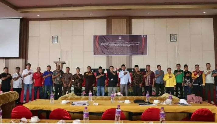 KPU Paluta  Sosialisasi Dapil Kursi DPRD