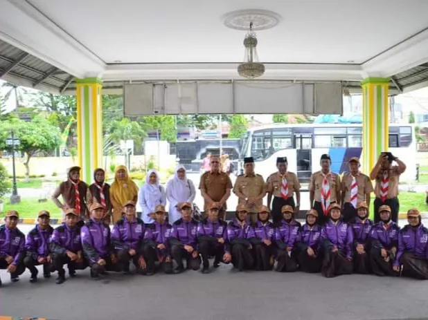 Wawakot Sidempuan Lepas  Pramuka Menuju Candika Lubuk Pakam
