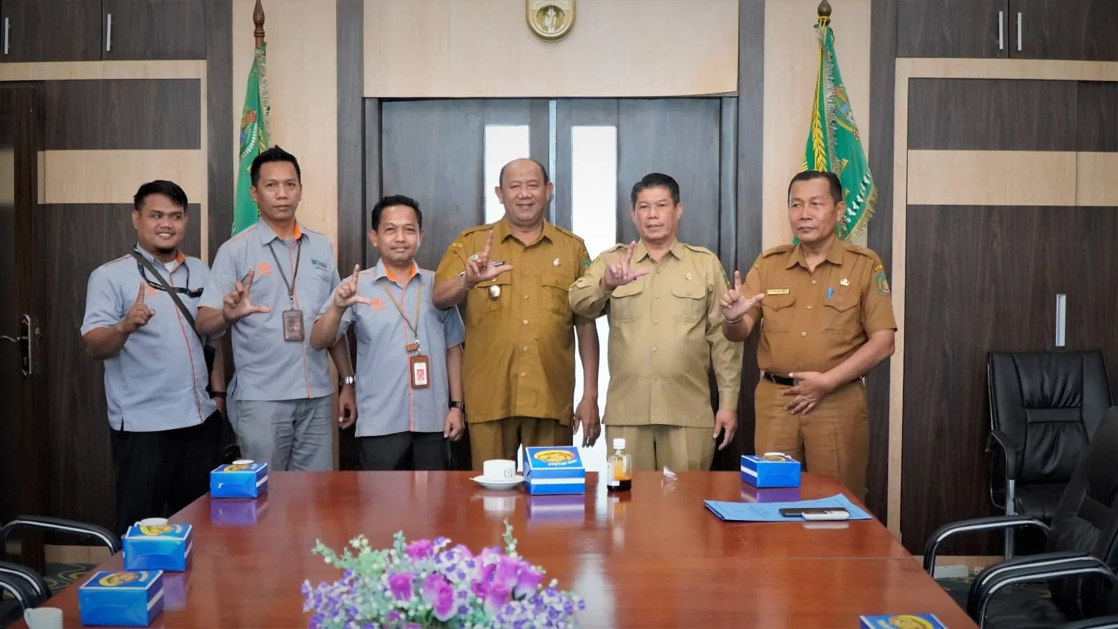 Kantor Pos Minta Dukungan Pemkab Langkat Di Program Antar Dokumen
