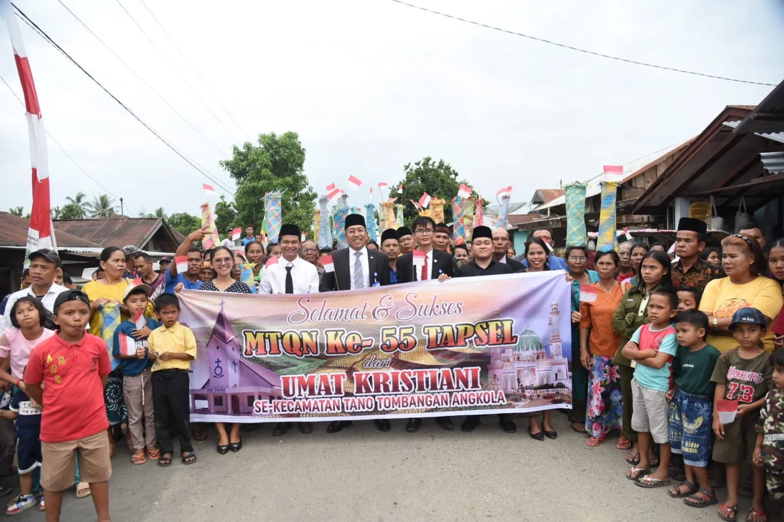 Umat Nasrani Menyambut Gembira Pelaksanaan MTQN Ke-55 Kabupaten Tapsel