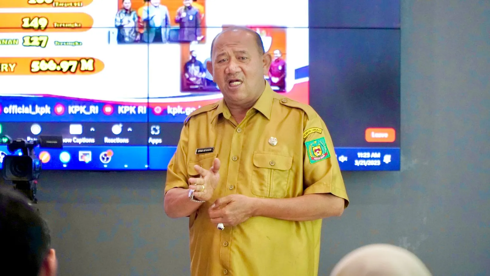 Syah Afandin Minta Jajaran Pemkab Langkat Segera Selesaikan MCP