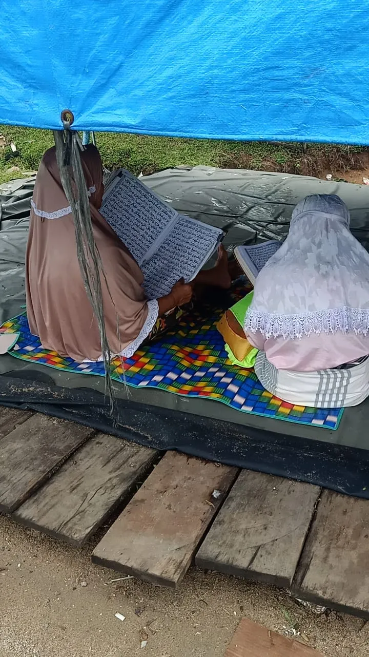 Massa Tadarusan Di Areal PT RPR