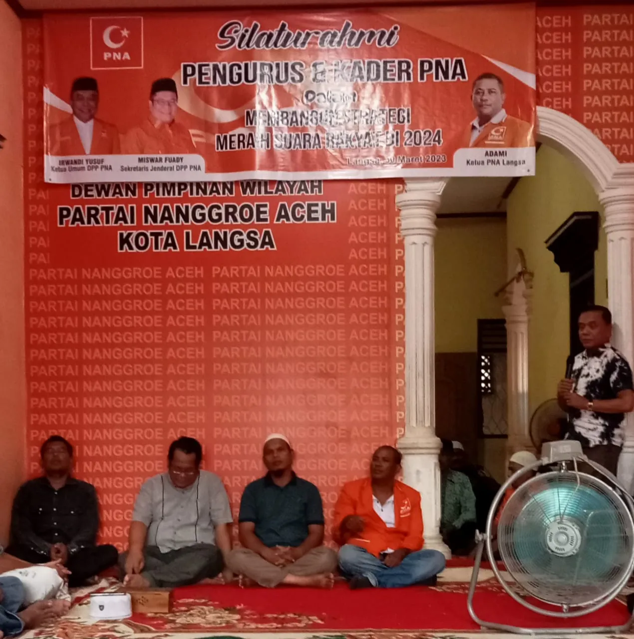 Ketua DPP PNA silaturahmi dengan Pengurus dan kader DPW PNA Kota Langsa