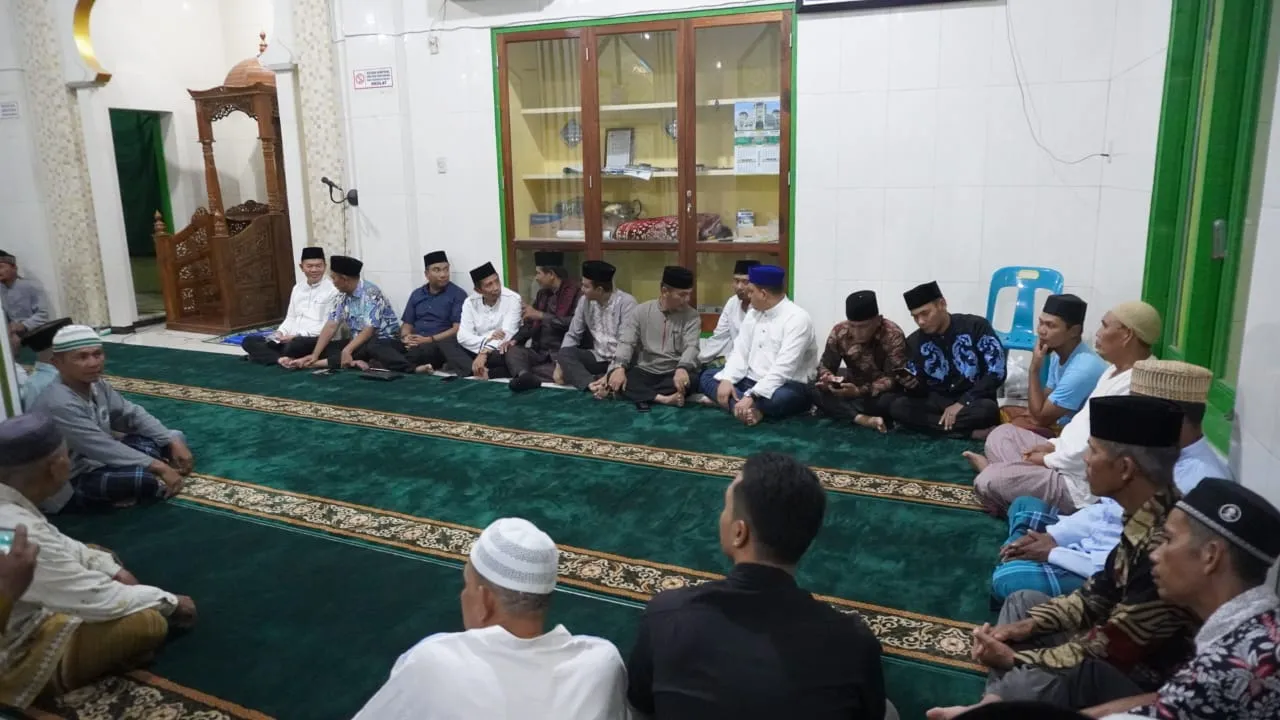 Rombongan Safari Ramadhan Pemkab Langkat Ke Mesjid Nurul Huda Tanjungpura
