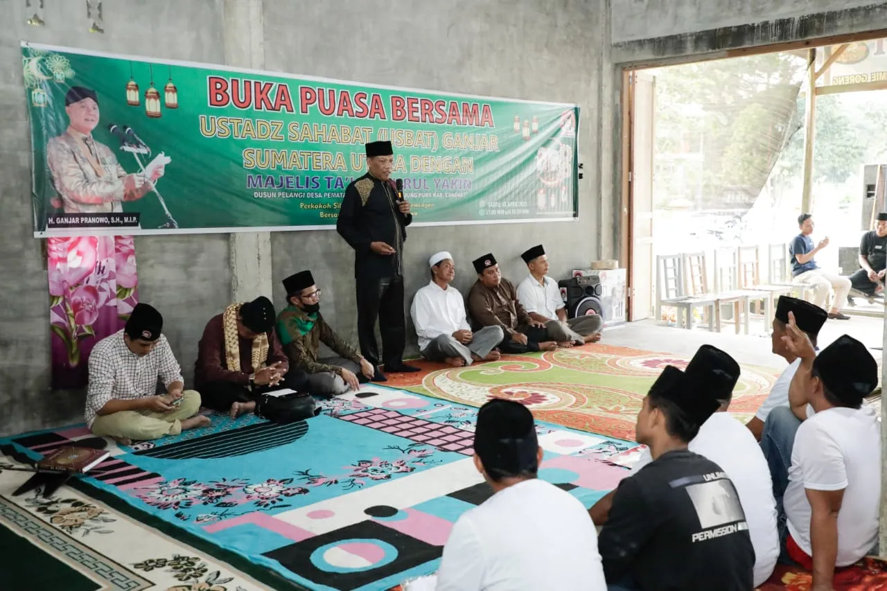 Perkokoh Ukhwah Islamiyah, Usbat Ganjar Sumut Gelar Buka Puasa Bersama Majelis Taklim Langkat