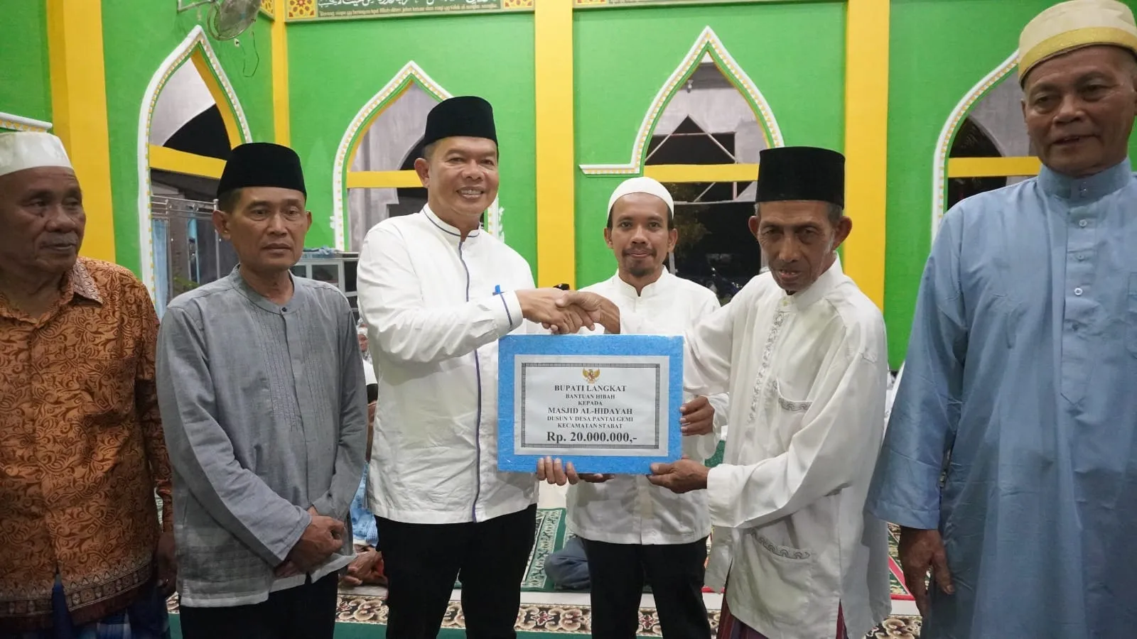 Tim  Safari Ramadhan Pemkab Langkat di Masjid AL Hidayah