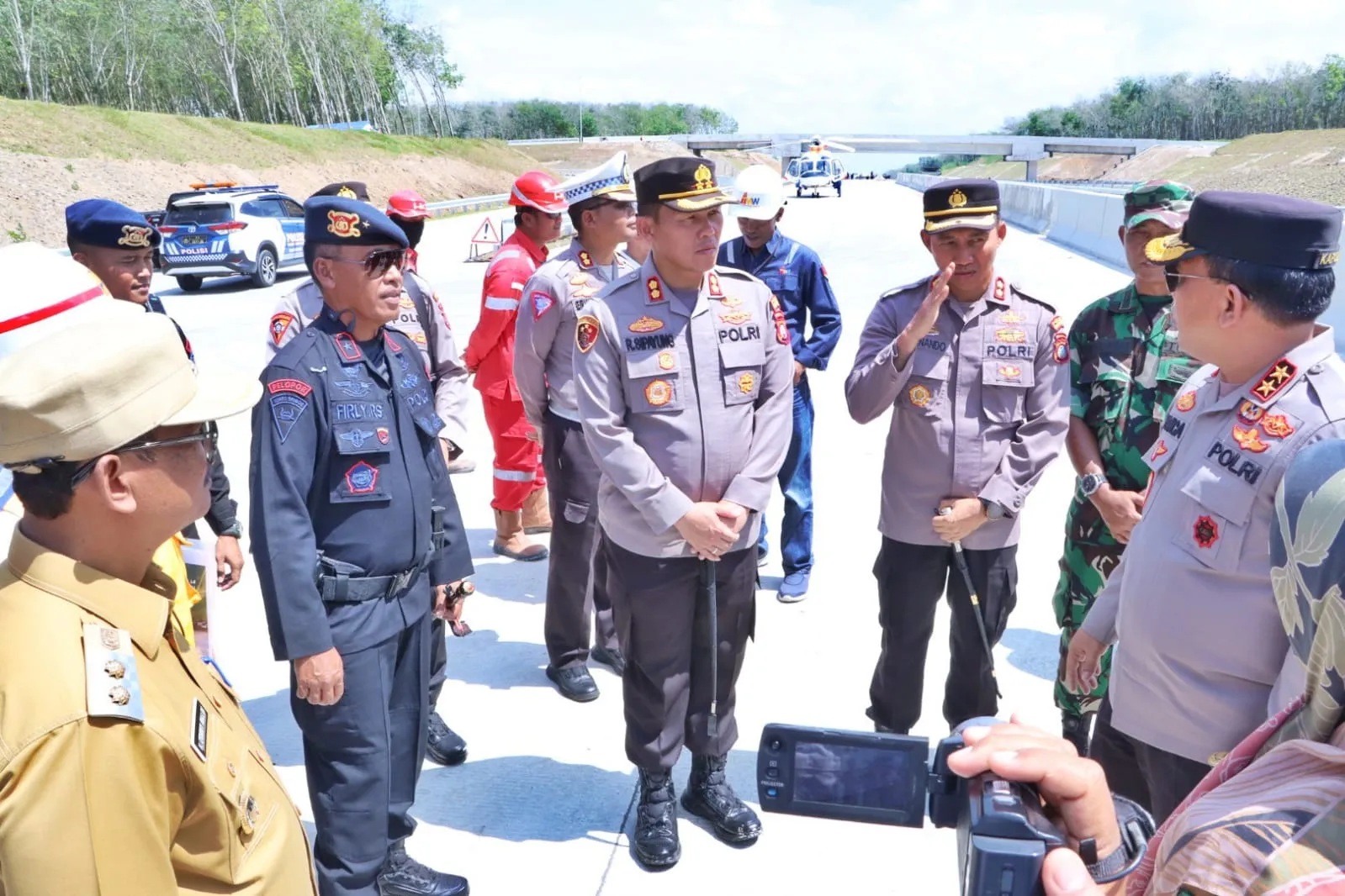 Kapoldasu Tinjau Infrastruktur Jalur Tol Sinaksak - Dolok Merawan