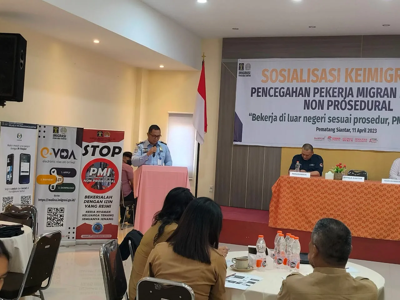 Imigrasi Kelas II Pematangsiantar Sosialisasikan Pencegahan PMI Non Prosedural