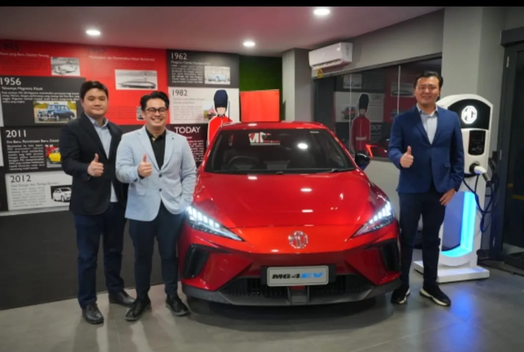 MG Luncurkan Mobil Listrik Terbaru MG4 EV di Kota Medan