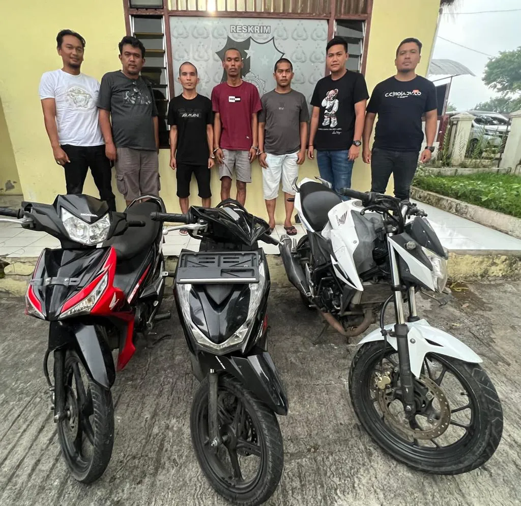 Polres Simalungun Tangkap Tiga Pelaku Curanmor
