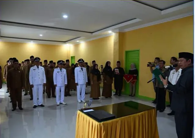 Walikota Lantik 51 Pejabat di Pemko Sidempuan